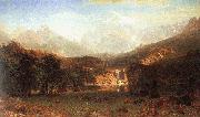 Albert Bierstadt The Rocky Mountains, Landers Peak Spain oil painting reproduction